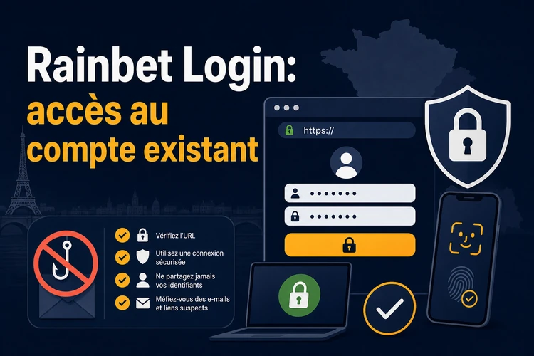 Rainbet Login et Rainbet Log In: accès au compte existant