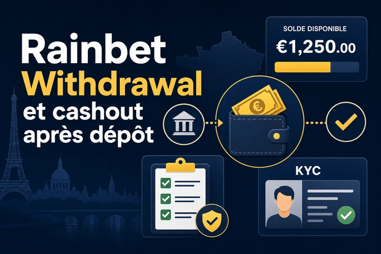 Rainbet Withdrawal et cashout après dépôt
